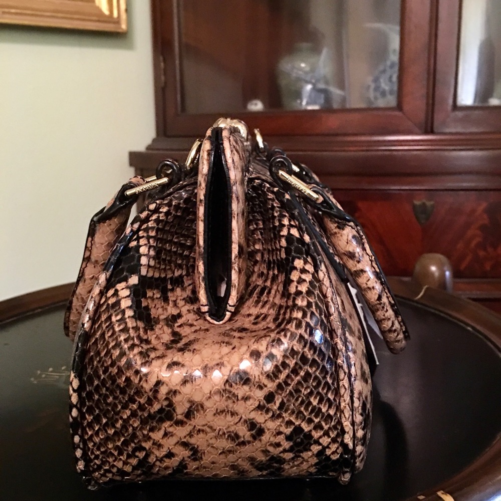 Brahmin mini Layla in Coffee Felix - Picture 5 of 13